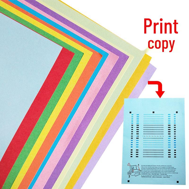 Assorted A4 Colored Paper: 500 Sheets for Printing, Photocopying & Crafts In Pink, Red, Yellow, and More.