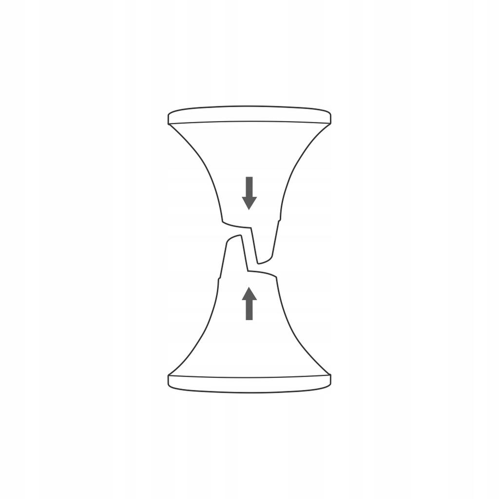 Plastic Hourglass Stool Polish Product Dark Green