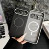 Luxury Matte Leather Texture For Magsafe Magnetic Charge Case For Google Pixel 10 Pro XL Shockproof Metal Lens Ring Phone Cover
