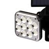 2108 Solar Power Waterproof ABS Dual Sensor Light Head Solar Wall Light