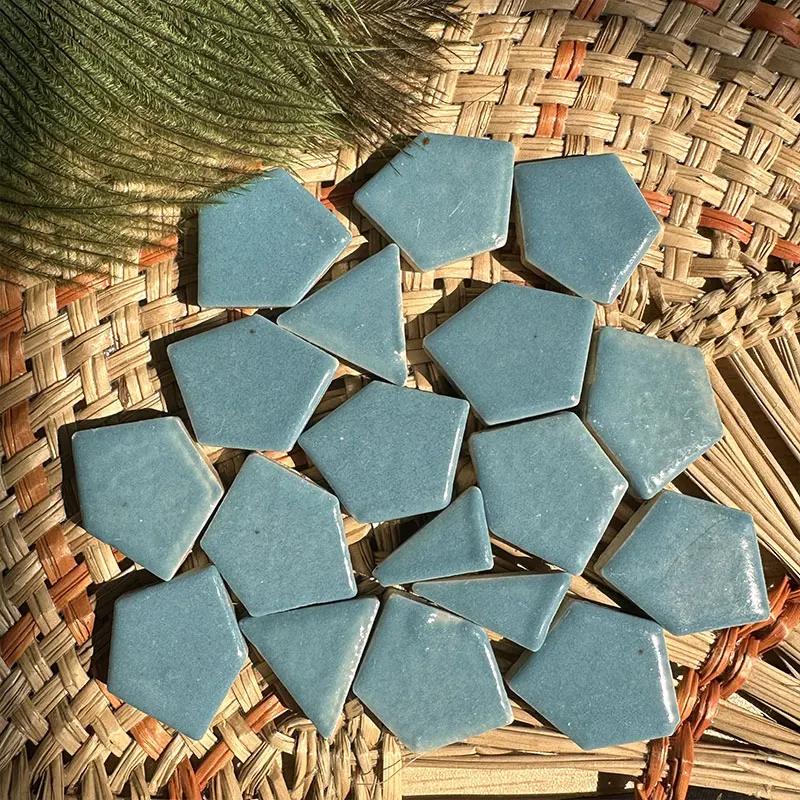 100g Porcelain Mosaic Tiles DIY Craft Ceramic Tile Mosaic Making Materials Hobby Pieces Bulk 917