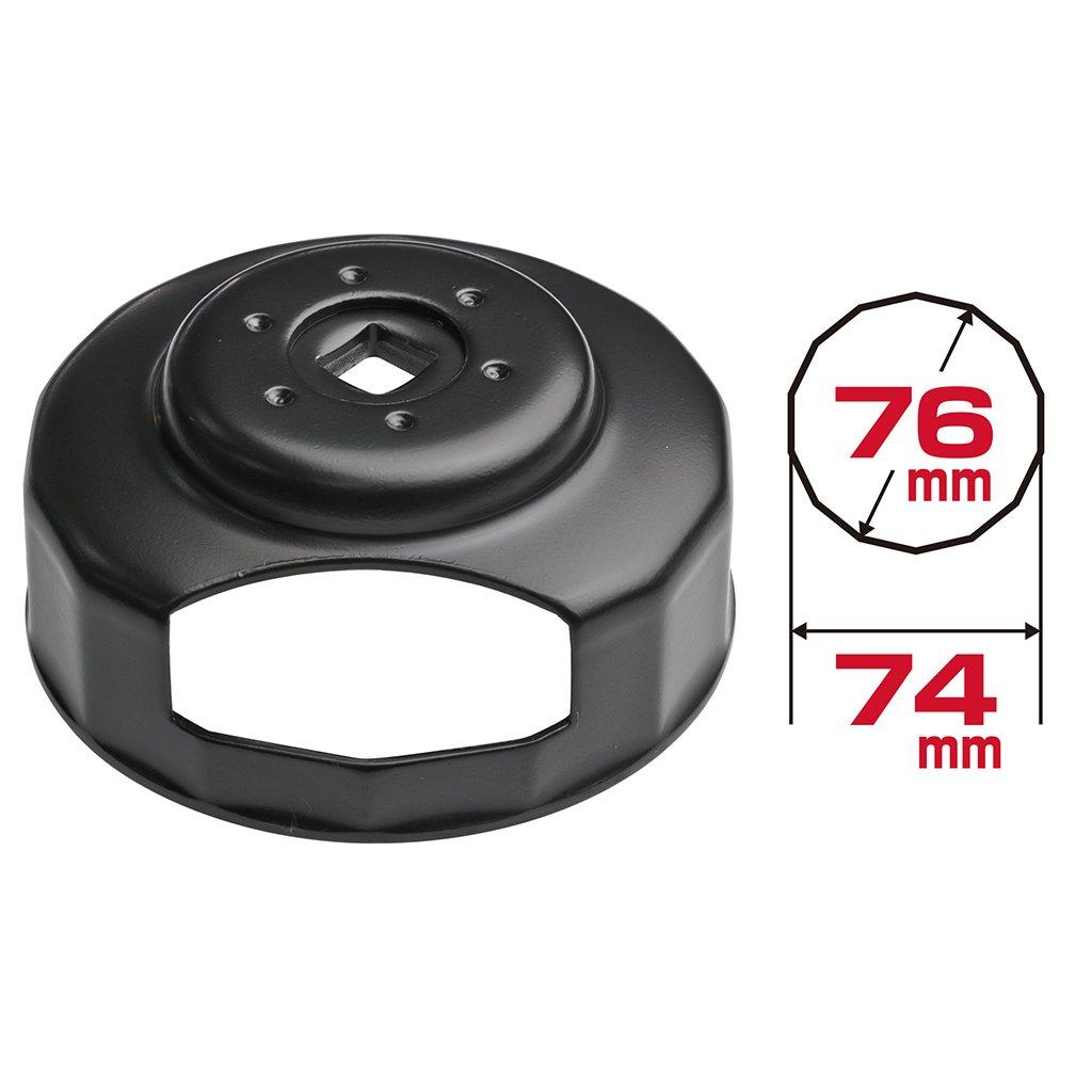 (GERADE/Gerade) Ölfilterschlüssel für Harley 76mm-14 12-8076