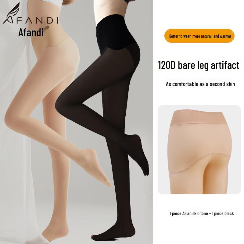 

Женские бархатные термоколготки с эффектом голых ног One Size