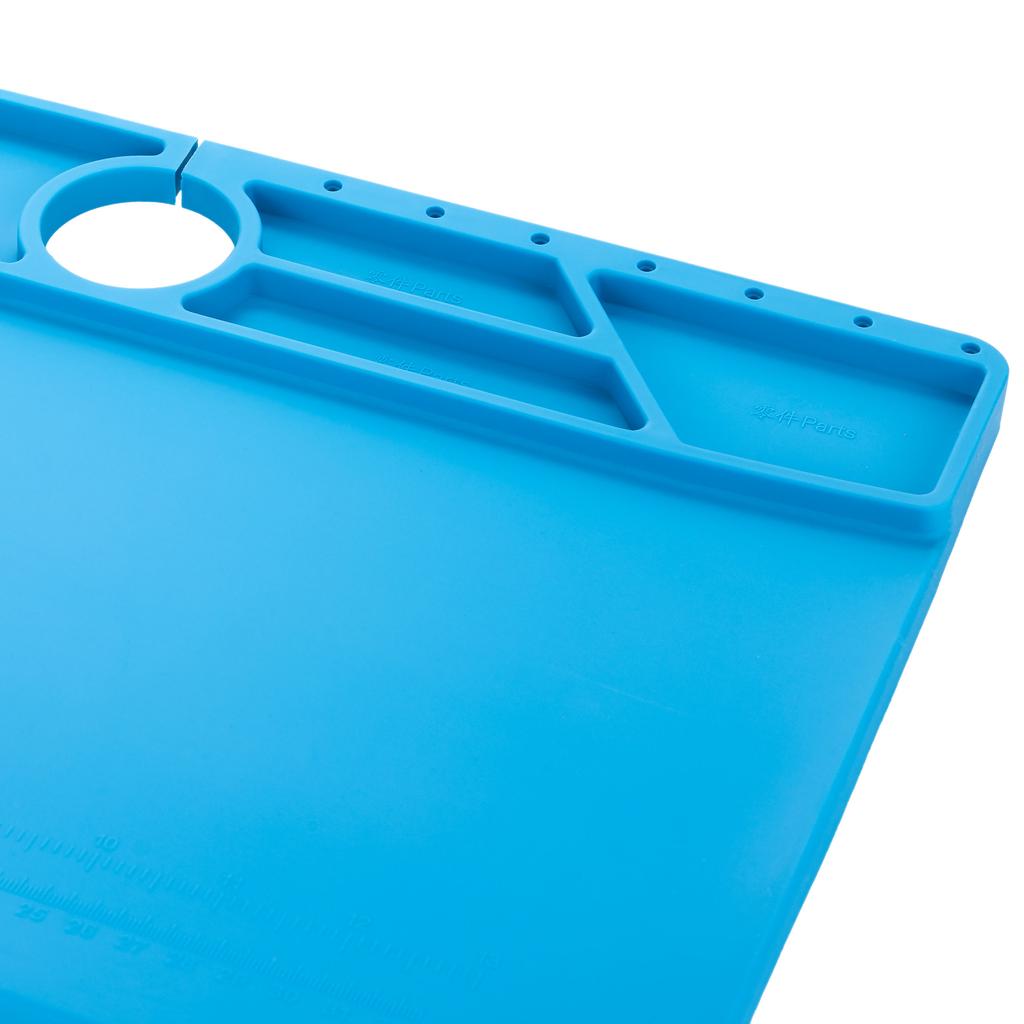 Rosfix Silikonowa Mata do Mikroskopu Cyfrowego 380x260mm – Odporność na Temperaturę do 500°C | Antystatyczna i Wodoodporna | Szybki Montaż