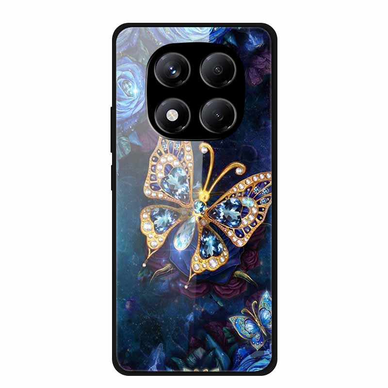 

Luxury Case For Redmi Note 14 Pro 4G Tempered Glass Cover For Xiaomi Redmi Note14 Pro 4G Phone Cases Fashion Protective fundas -Redmi Note14 Pro 4G