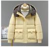 Winter New Cotton-padded Clothes Women's Short Versatile Women's Cotton-padded Jackets Hooded Temperament Fashionable Warm Cotton-padded Clothes