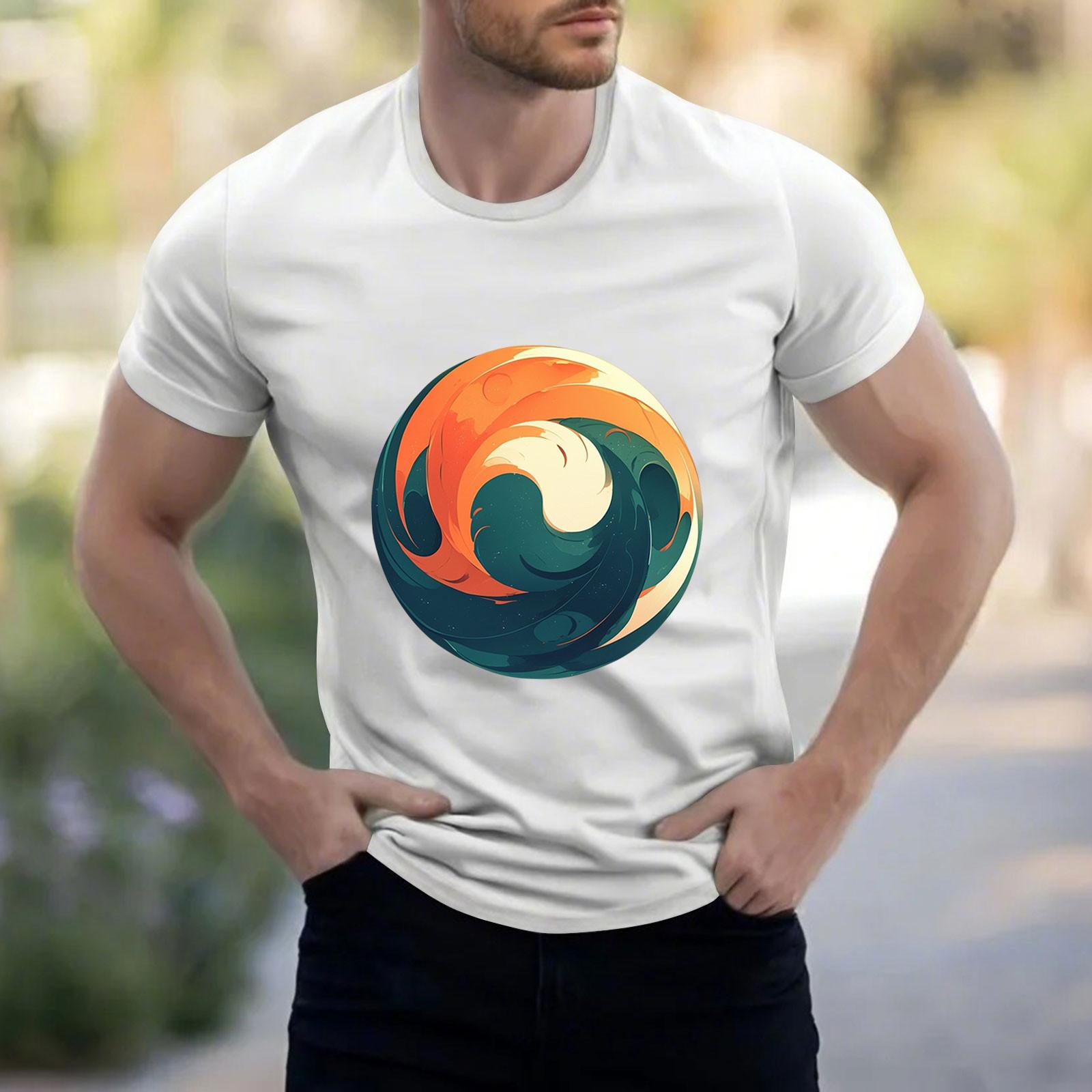 

Мужская рубашка с воротником-стойкой и коротким рукавом, свободная рубашка для отдыха и отдыха, мужская XXL белый