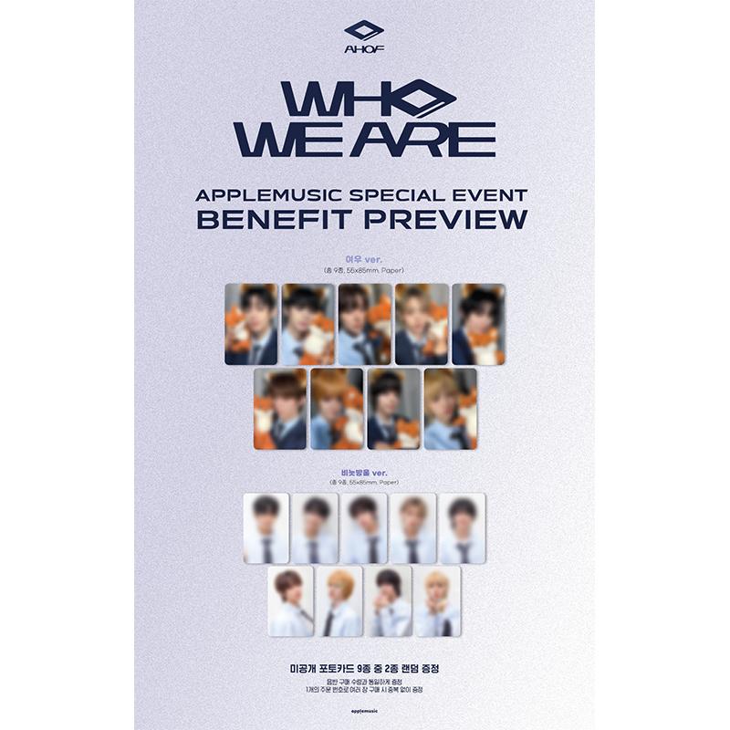 [Pre-order] AHOF The 1st Mini Album [WHO WE ARE]  PHOTOBOOK Ver. (Online Benefit)