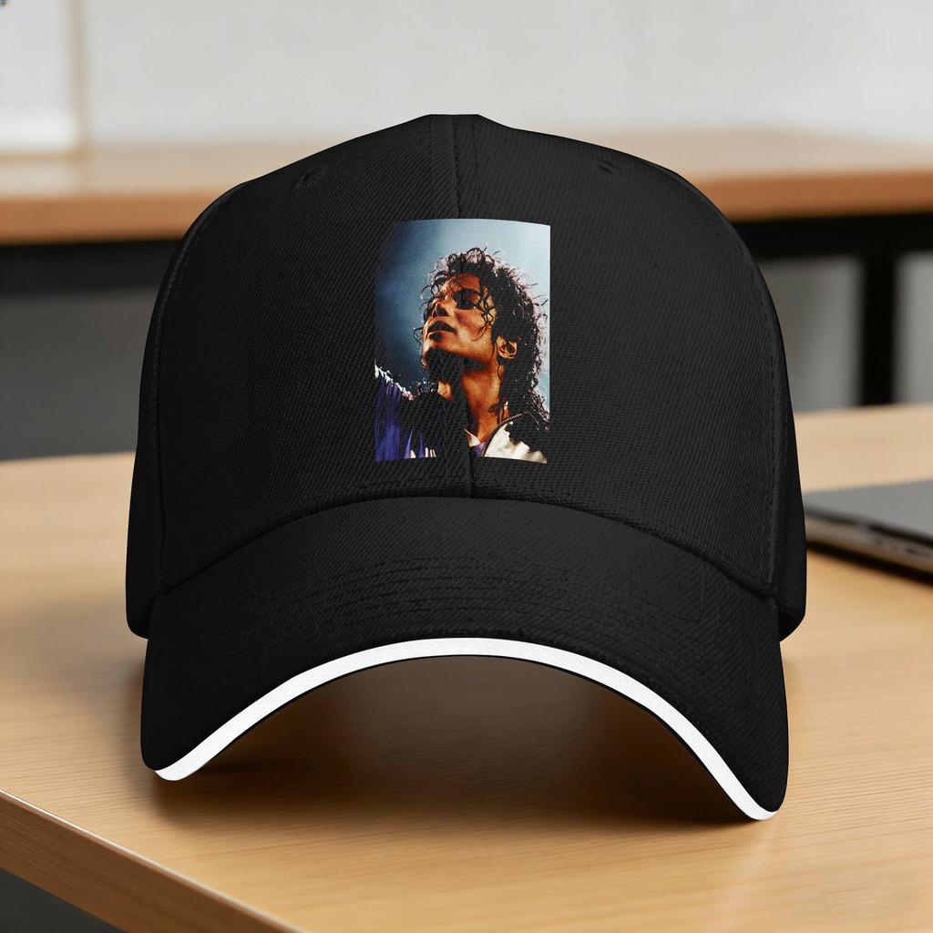 Michael Jackson Solo The King of Pop Sun Baseball Cap Spring Casual Trucker Hat For UnisexTeens Outdoor Gym Baseball Caps