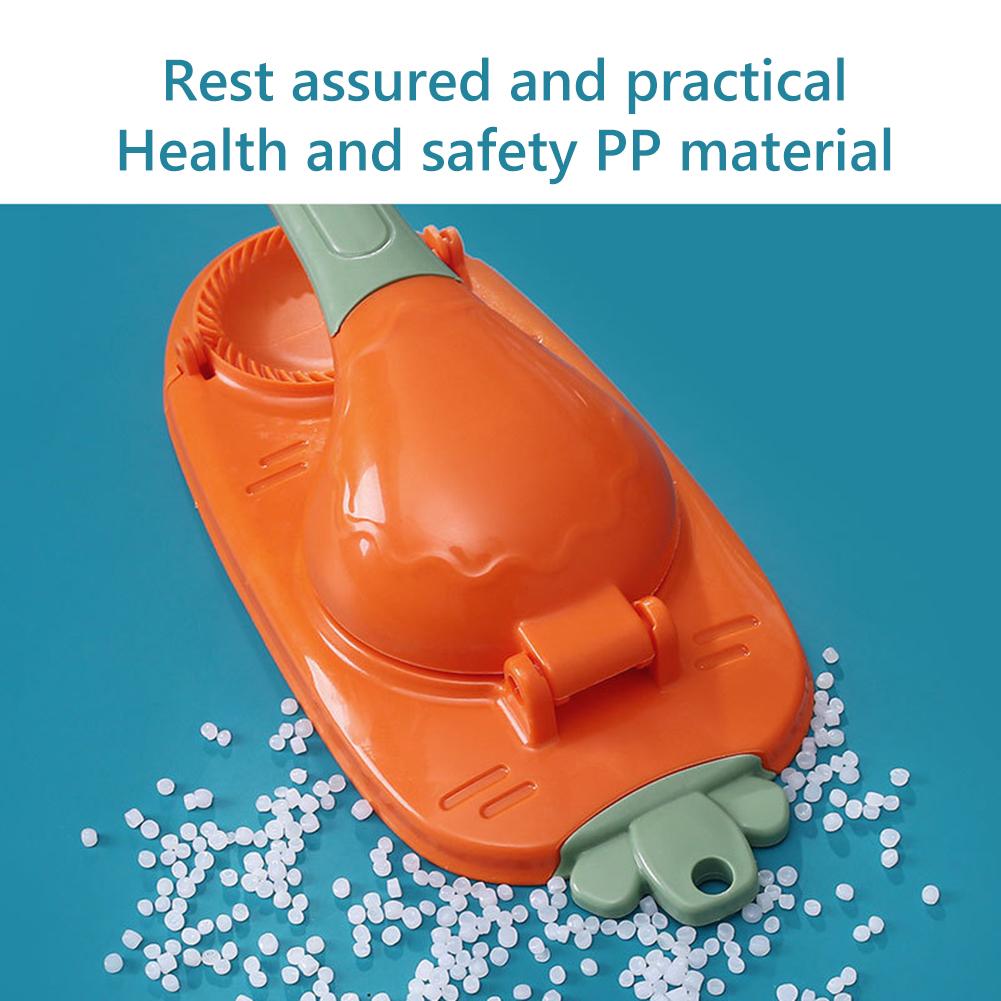 2-in-1 Dough Pressing Tool Food Grade Manual Dumpling Wrapper Tool Labor-Saving Baking Pastry Kitchen DIY Accessories