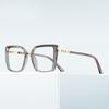 Square Blue Light Blocking Glasses TR90 Ultralight Oversize Reading Glasses Vision Optical Eyeglasses Big Frame Computer Eyewear