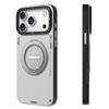 YOUNGKIT For iPhone 17 Pro Max Case Rotating Kickstand Shockproof TPU + PU Leather Phone Back Cover