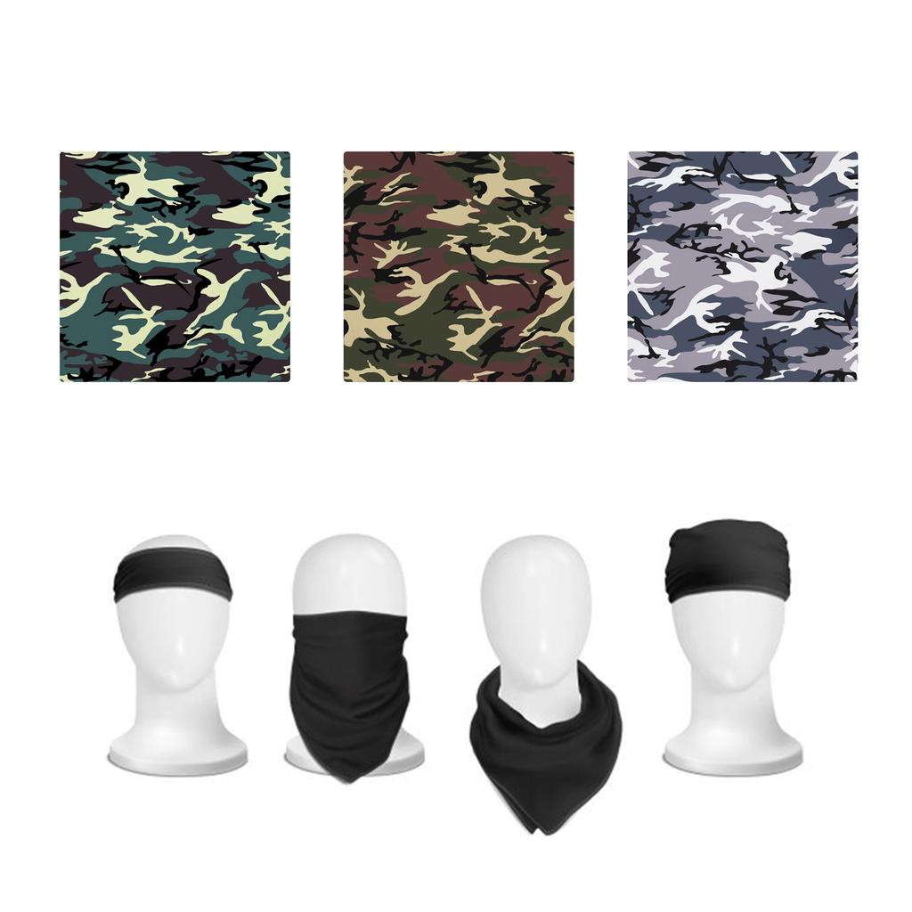 Light Weight Sport Scarf Sweat Absorption Handkerchief Multifunctional Headscarf for Sun Protecting and Outdoor Event