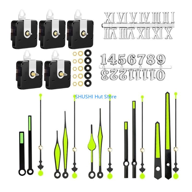 DIY Quartzs Clock Movement Mechanism NonTicking DIY Wall Clock Mechanisms D57B