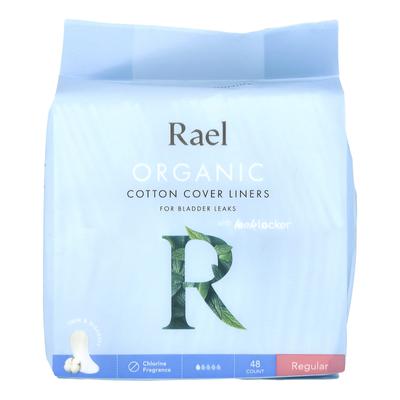 Organic Cotton Cover Liner, Incontinence, Regular, 48 Count