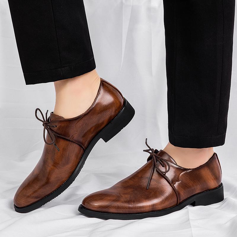 High Quality Office Winter Shoes Brand Men Dressing Shoes Formal for Men Casual Shoe Leather Social Wedding Designer Pointed Toe