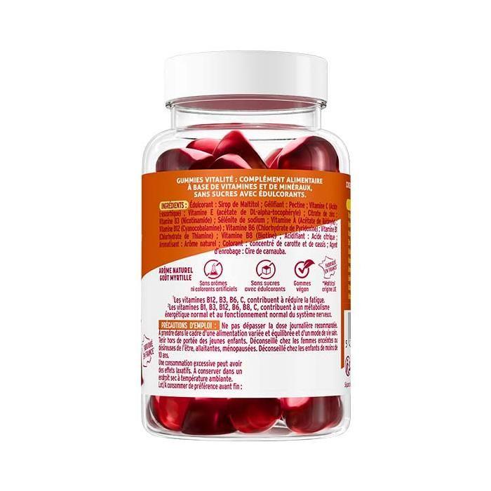 Valda Gummies Vitality, Natural Flavor - Blueberry Taste