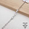 XUPING Jewelry Iced Out Synthetic CZ Colorful Gemstone Artificial Stone Clasp Gold Color Plated Pink Women Heart Tennis Bracelet