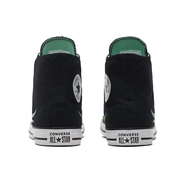 Converse Chuck Taylor All Star Comfortable Versatile High-Top Canvas Shoes Unisex Sneakers Black Blue Green 169592C