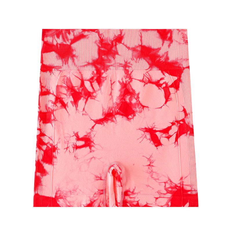 High Waist Tie-Dye Butt-Lifting Yoga Capris