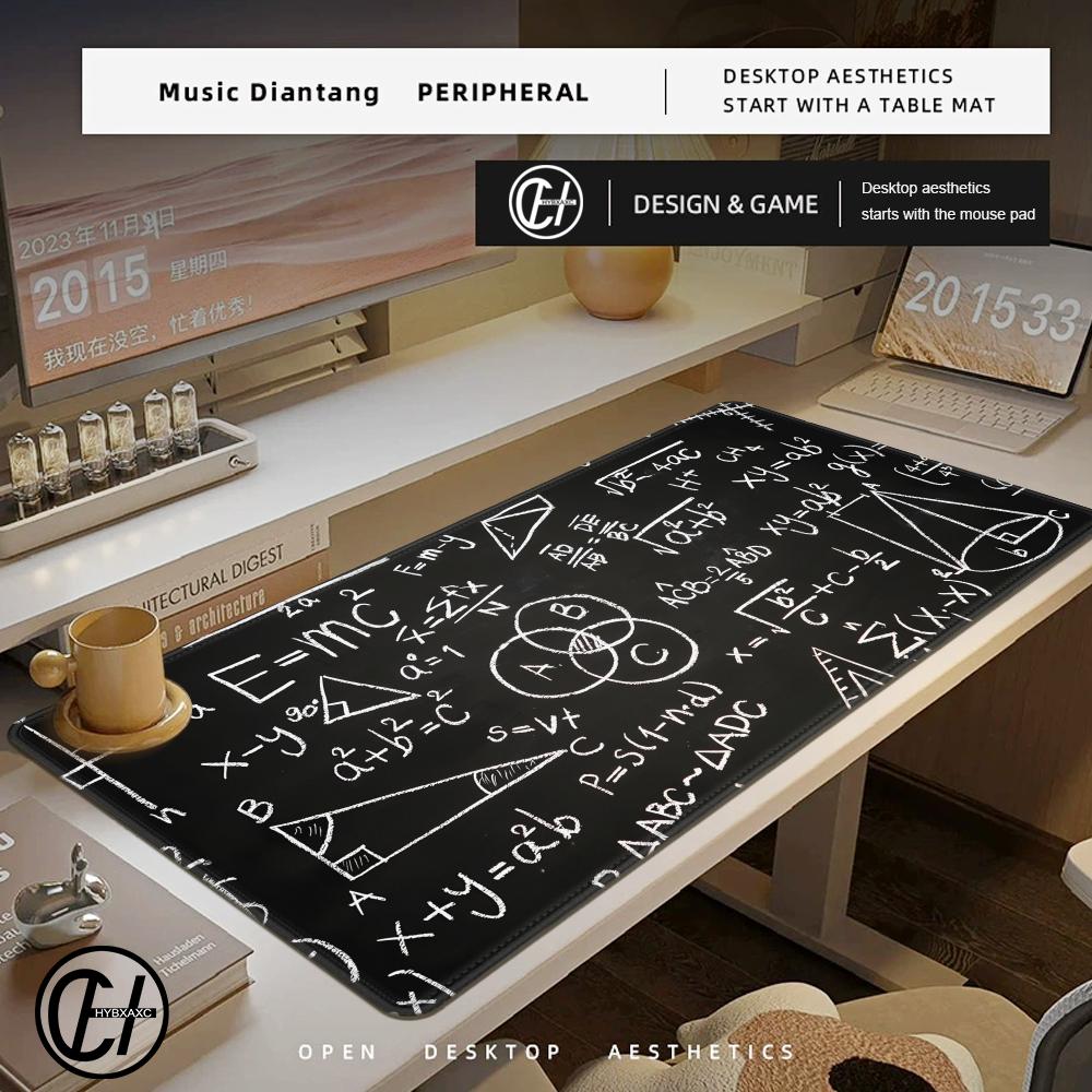 Equation Large Mouse Pad Pc Gamer Math Chemistry Physics Objects Gaming Accessories Teclado Mat Deskmat Laptop Extended Hybxaxc