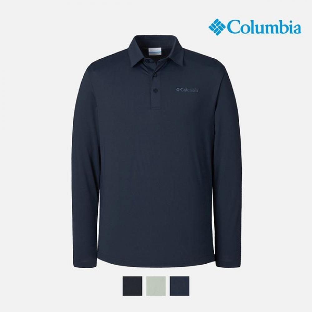 

Columbia Men S bruSh To SpringS Spring Polo Long Sleeve T ShirT C61 Ymp653 Navy (439)/110(XXL)