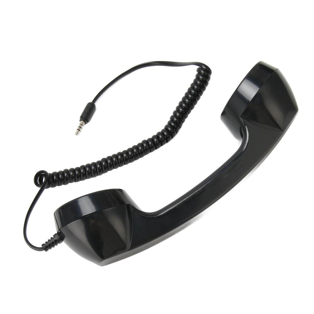 Retro Phone Handset Multifunction Radiation Proof Handheld Cell Phone Receiver for Mobile Phones Computers