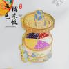 Guangxi Cultural Souvenir: Metal Refrigerator Magnet with Glutinous Rice Design