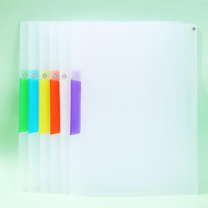 A3A4 Transparent Double Lever Student File Storage with Rotating Clip
