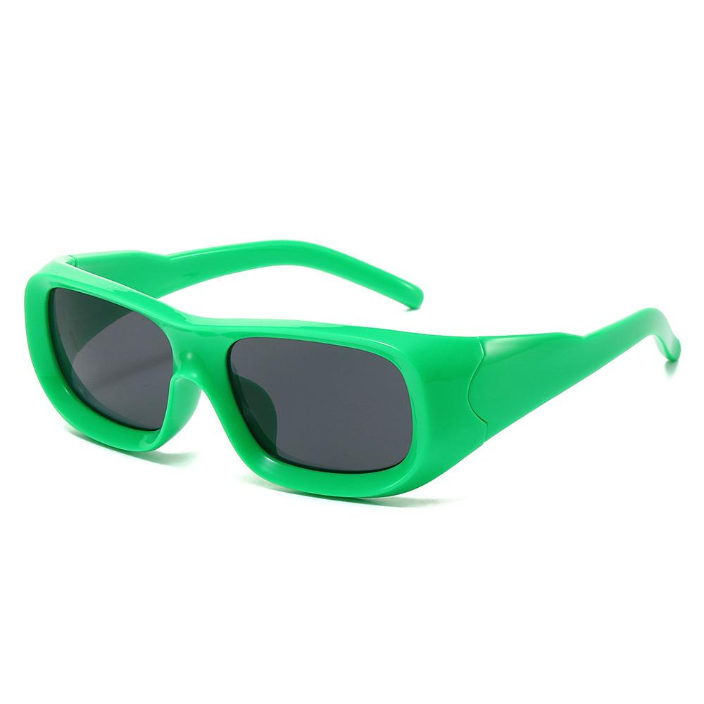 High End Designer Style Stylish Retro Edgy Punk Timeless Oversized Square Shaped Female For Both Male Sun Glasses