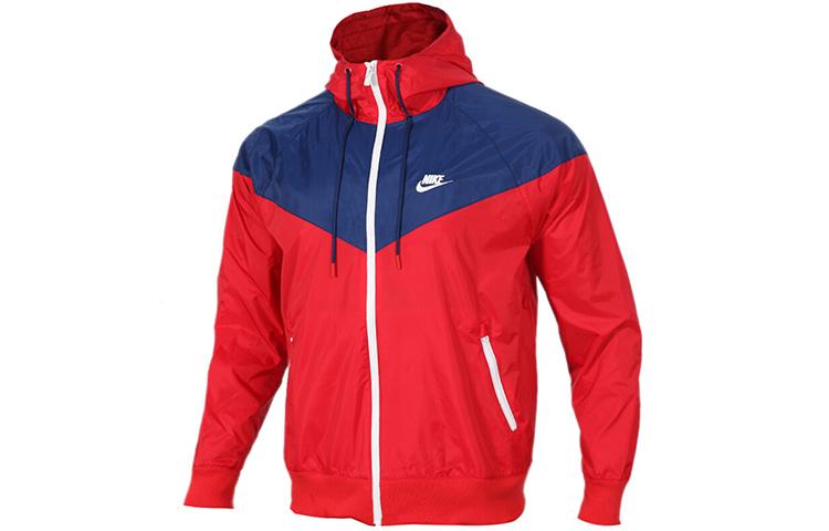 Nike Jackets Men s Red Blue Hooded Moderate Other AR2192-657 L