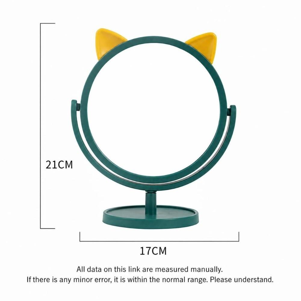 Single-Sided Desktop Makeup Mirror Rotating Table Makeup Mirror Makeup Beauty Grooming