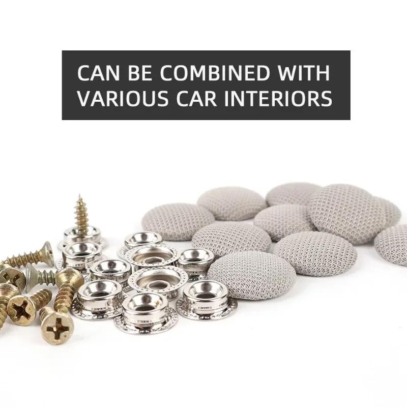 Upevňovací klipy do stropních šroubů do auta, střešní látka do interiéru auta, přezka, uzávěr šroubu, nýt, upevňovač víčka, upevňovací spona, příslušenství do auta