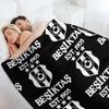 Besiktas White Throw Blanket Summer Blankets For Baby wednesday Soft Plush Plaid Blankets