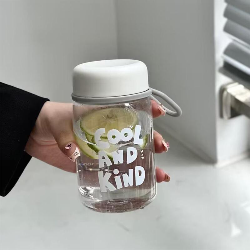 

Портативный прозрачный студенческий стакан для воды со шнурком, пластиковая бутылка для воды, большая емкость, чашка для питья, для занятий спортом на открытом воздухе