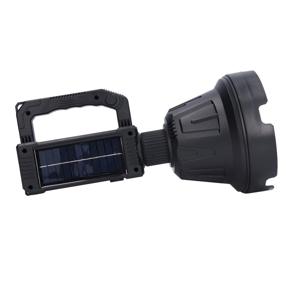 Rechargeable Spotlight Waterproof LED Handheld Flashlight with 6 Lighting Modes for Adventure