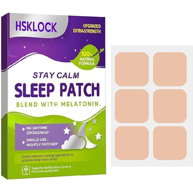 Sleep Patches, Adults Extra Strength Sleepy Patch Improve Sleep Quality, Sweet Dreams Patches for Sleep Aid, 48 Patches