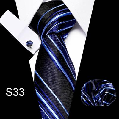 Men's Business Professionals Striped Tie Wedding Suit Accessories Polyester Tie Men