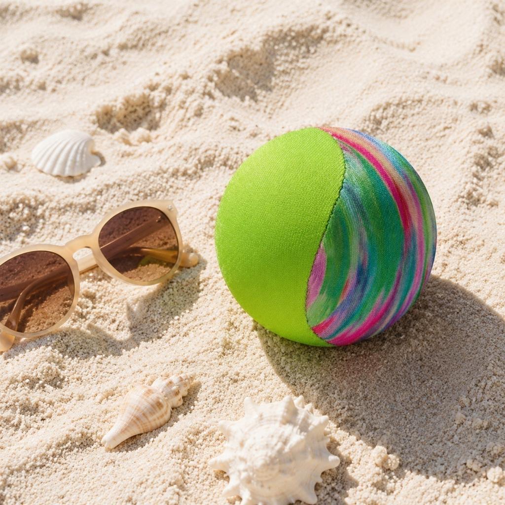 Water Bounce Ball for Swimming Pool Beach and Outdoor Play Soft TPR Fabric Cover High Elasticity Durable Design for Recreational Use