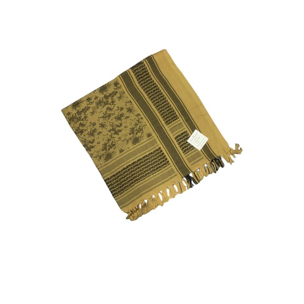 Camouflage Jacquard Keffiyeh Scarf - 100% Cotton Muslim Outdoor Shawl