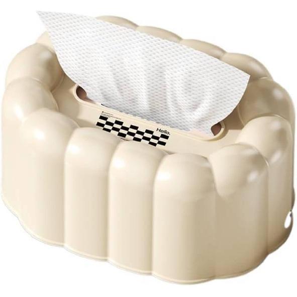 Household Desk Toilet Tissue Box Spring Lifting Tissue Storage Box New Letter Living Room Bedroom Paper Extraction Box