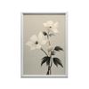 White Elegance - Minimalist Floral Poster White Elegance - Minimalist Floral Poster, 40X50 Cm, Frameless, Matte Paper 230 Gsm