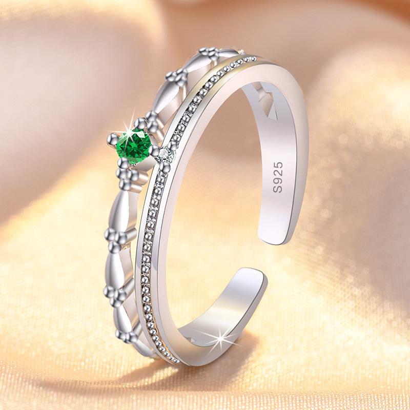 New 925 Silver Ring Heart Sparkle AAA Zircon High Quality For Women Rings Wedding Fine Jewelry Accessories Party Gift