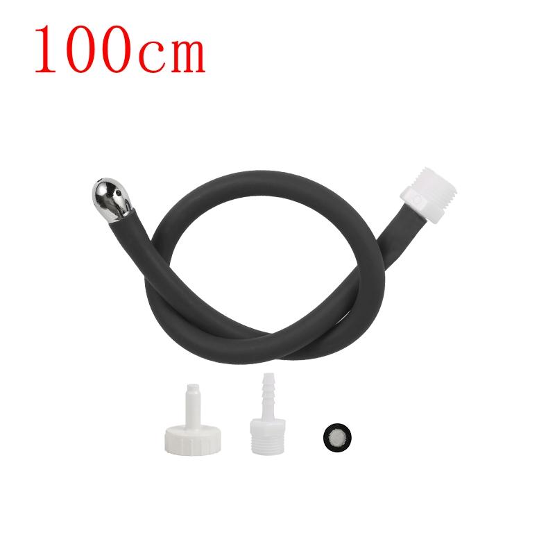 5 Holes Flexible Enema Bidet Tube Silicone Comfortable Nozzle Enema Attachment 50cm-100cm Hose Bathroom Accessories