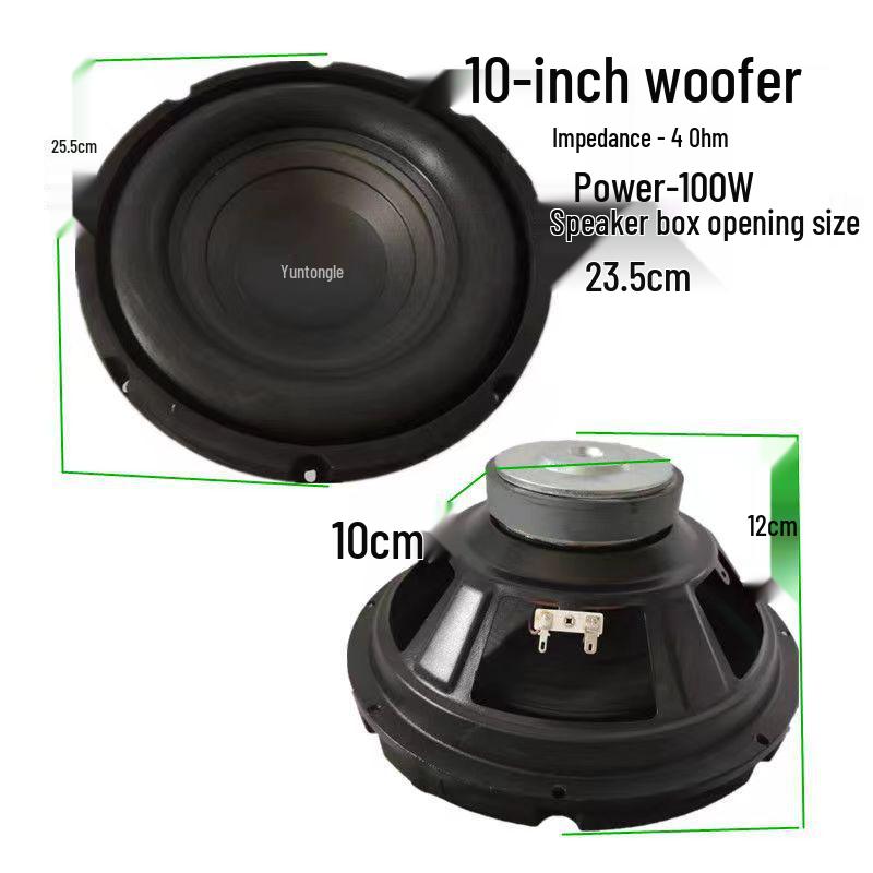 Aluminum Frame Full-range Speaker: 3" To 12" Sizes, Midrange & Heavy Bass