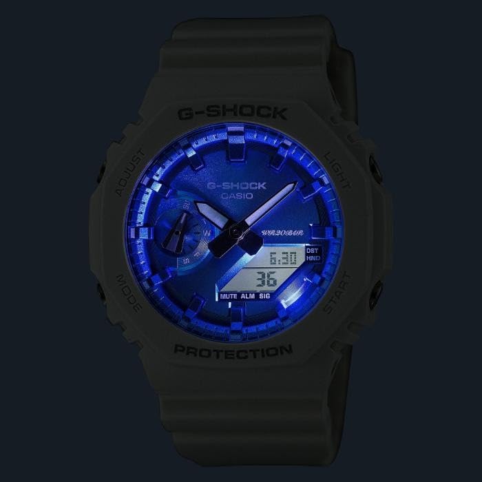 Casio Overseas Model G-Shock GA-2100WS-7A Men's Watch, [Used]