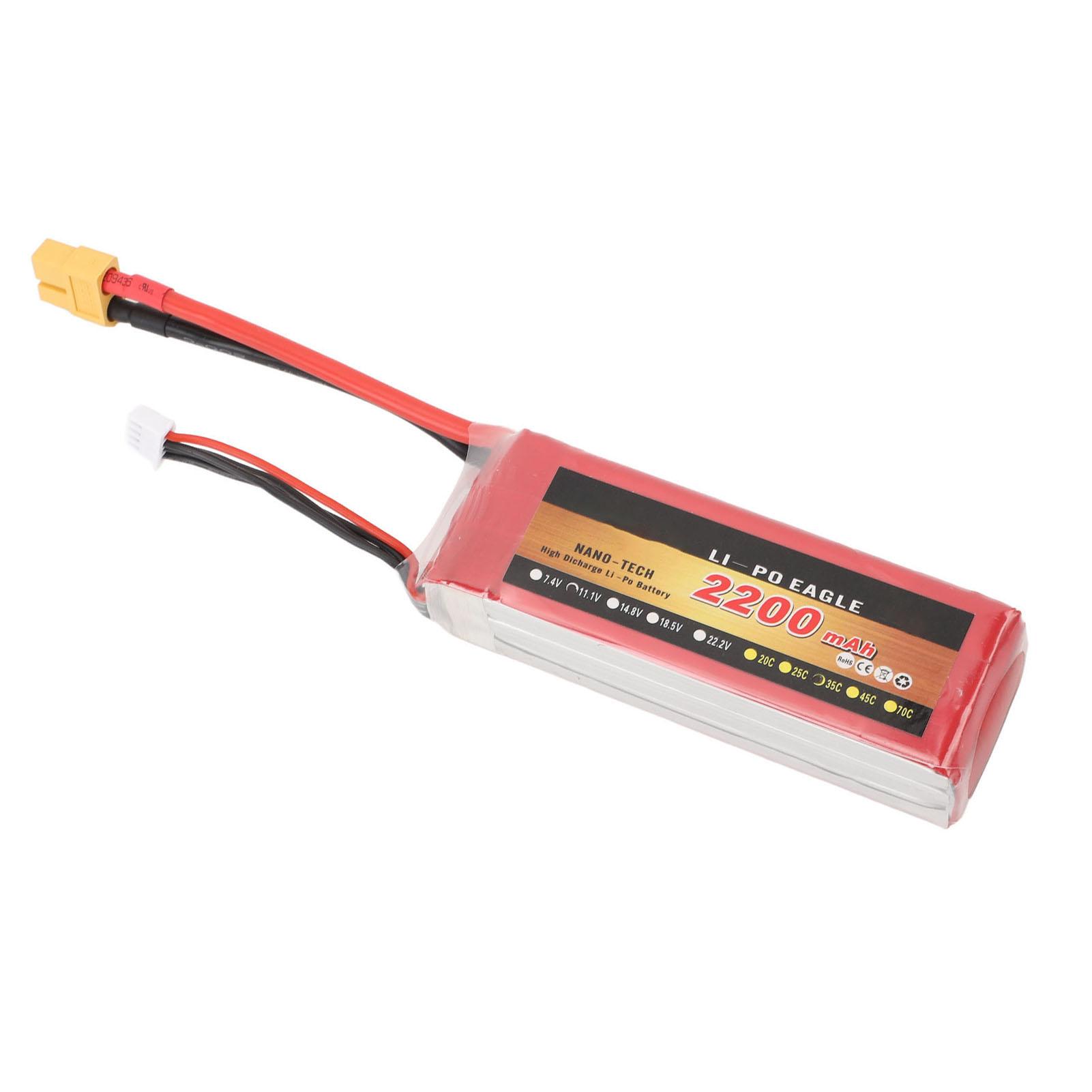

3S 2200mAh Lipo батарея 11.1V 35C Rc Lipo батарея з XT60 штекером для RC вертольота літака Drone
