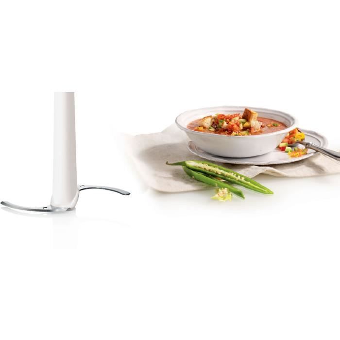 Hachoir BOSCH MMR08R2 - Rouge/Gris - 400W - Capacité 0,8L - Couteau inox - Batteur à blancs