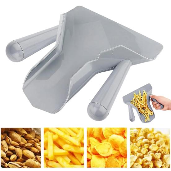 Potato Chips Shovel Dual-Handed Food Shovel Popcorn Scoop French Fry Spatula Restaurant
