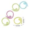100Pcs Colorful Crochet Stitch Markers Metal Knitting Marker Rings  For Knitting Projects